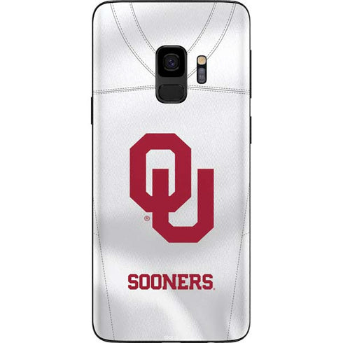 University of Oklahoma White Jersey Galaxy S9 Skin